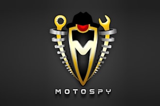 create particular a winning logo design for motospy