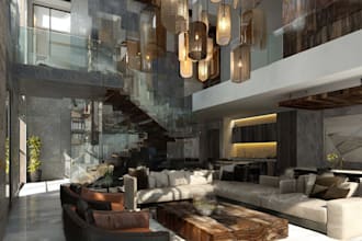 create design and render your kitchen, residential interior