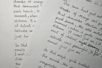 create beautiful handwritten notes, letters, and custom text