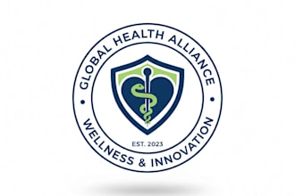 design a professional health care logo for your medical brand