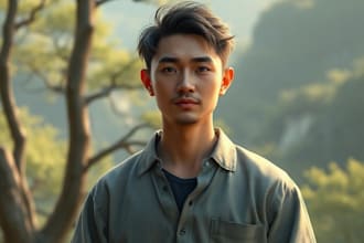 create realistic digital portrait