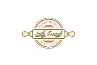 design minimal particular bake food logo