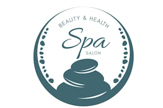 design luxury spa logo design with branding kit