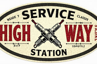 design outstanding garage spark plug logo