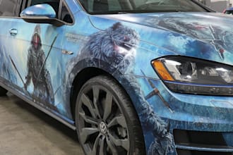 make branding vehicle wrap design for car, van or pickup