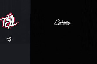 create a unique and stylish text based logo