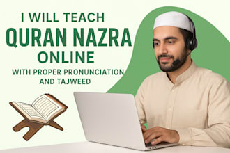 teach quran nazra online with proper pronunciation and tajweed