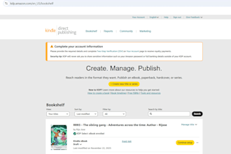 amazon kindle ebook publishing service