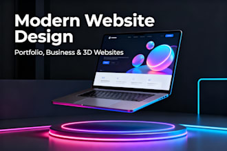 make modern, interactive websites with 3d elements