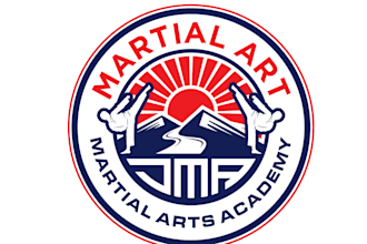 unique martial arts logo to knock out