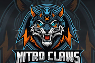 design a custom mascot logo for your brand or team