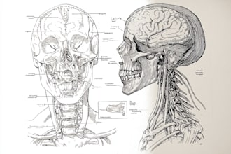 create medical illustrations, infographics, diagrams