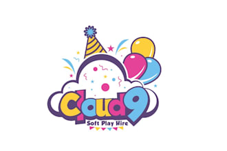 design childrens soft play party hire logo