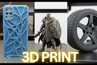 design custom 3d models for 3d printing and stl files