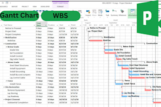 create a schedule using primavera p6 or ms project