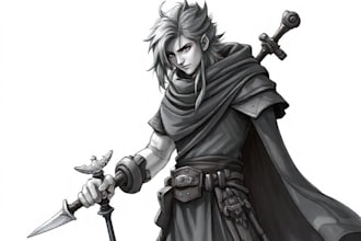 draw your original, rpg character