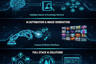 build llm, rag, ai automation, image generation, and content ai solutions