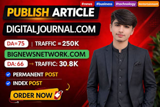 write and publish article on bignewsnetwork premium guest post dofollow index