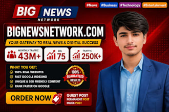 publish guest posts on bignewsnetwork, digitaljournal for SEO backlinks