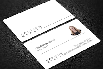 design a sleek visiting card and name card