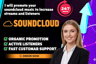 promote your soundcloud music to increase streams and listeners