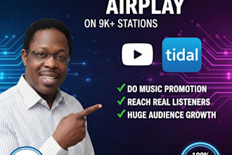 do music promotion, college radio airplay on 9k stations