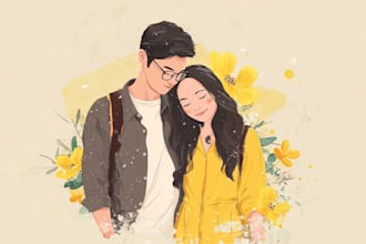 do a romantic family couple portrait