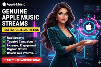 help you gain genuine apple music streams through professional marketing