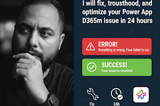 fix, troubleshoot, and optimize your power app or d365 form issue in 24 hours