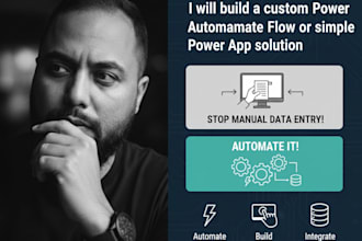 build a custom power automate flow or simple 3 screen canvas app solution