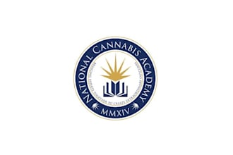 make modern branding national cannabis academy logo