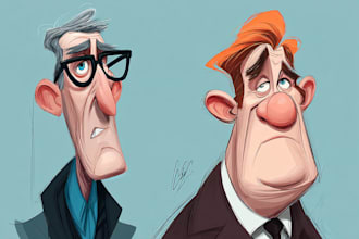 draw a cartoon character