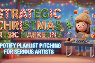 strategic christmas music marketing spotify playlist pitching for serious artist