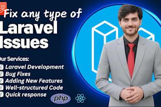 fix bugs, develop and upgrade laravel