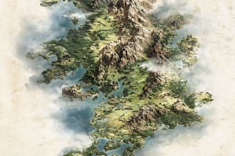 create maps for your fantasy game, book and projects