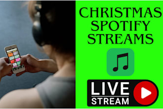 boost your spotify christmas streams holiday playlist promotion