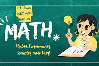 give tuitions on maths subject for good understanding