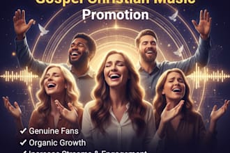 promote your gospel christian music promotion to genuine fans