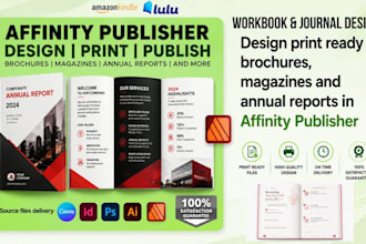 design magazines, print ready brochures and annual reports in affinity publisher