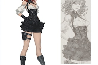 illustrate your anime or roleplaying character oc