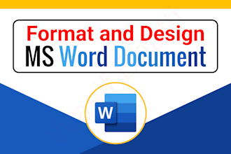 do format and cleanup your word document