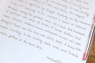 write anything with my beautiful handwriting