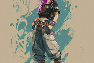 create unique roleplaying characters in anime style
