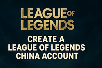 create a league of legends china account at the lowest price