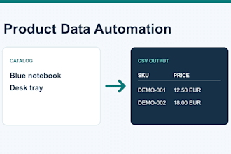 build a python web scraper for product catalogs