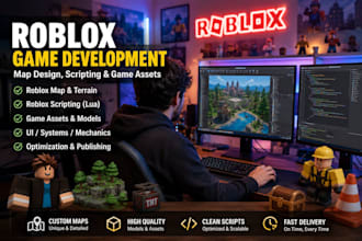 be roblox game developer roblox studio map builder roblox script and game assets