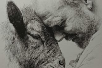 draw authentic sketch of people, animal or any object