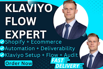 setup klaviyo flow issues, audit email marketing, shopify ecommerce automation