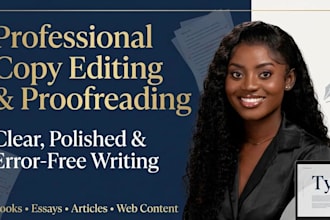 provide professional romance and paranormal fiction line editing