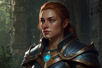 original fantasy character art and design